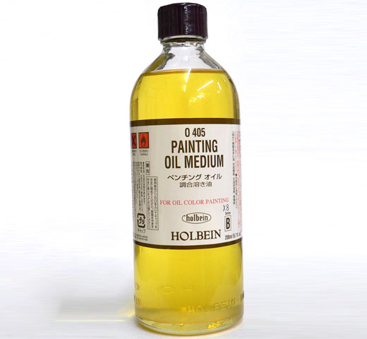 【調合溶き油】ペンチング オイル 200ml　[ホルベイン]