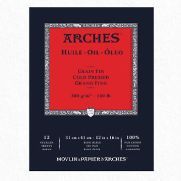 アルシュオイル パッド 310×410mm 300g 12枚入