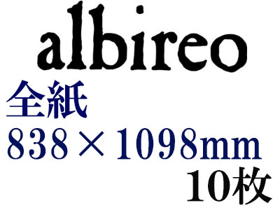 ホルベイン　アルビレオ水彩紙　２１８ｇ　中目　全判（８３８×１０９８ｍｍ）　１０枚
