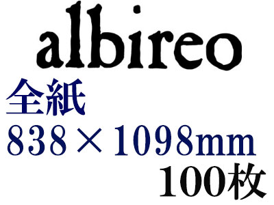 ホルベイン　アルビレオ水彩紙　２１８ｇ　中目　全判（８３８×１０９８ｍｍ）　１００枚