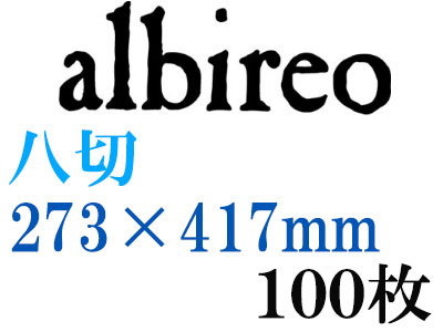 ホルベイン　アルビレオ水彩紙　２１８ｇ　中目　八切（２７３×４１７ｍｍ）　１００枚