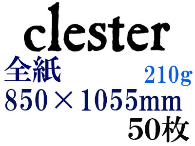 ホルベイン　クレスター水彩紙　中目　２１０ｇ（並厚口）　全紙（８５０×１０５５ｍｍ）　５０枚