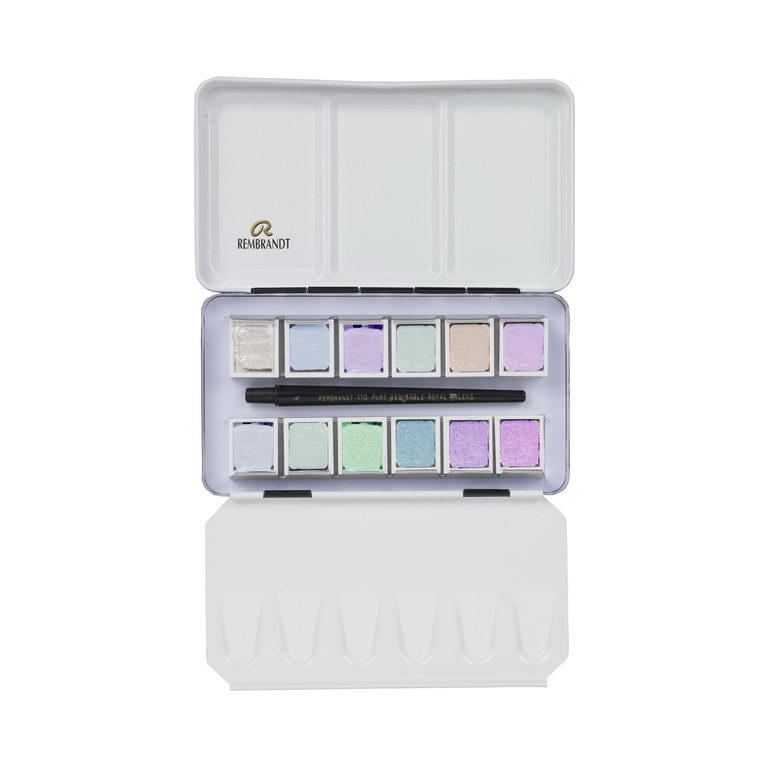 レンブラント固形水彩絵具 スペシャリティ12色セット（ハーフパン）
