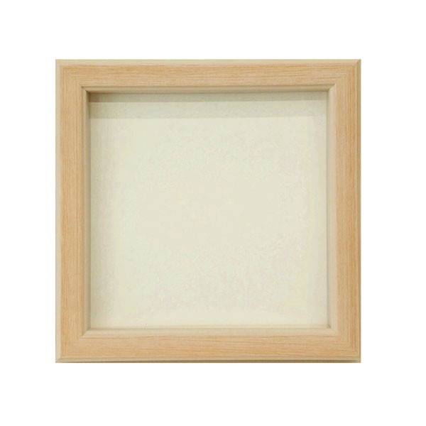 角額／正方形額縁　5697　6インチ角（152×152mm） ホワイト[デッサン額]