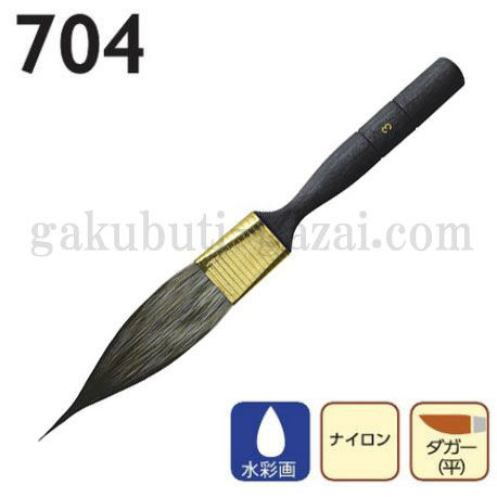 da Vinci ダヴィンチ 水彩画筆 ７０４　Ｎｏ．３