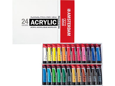 アムステルダム アクリリック２４色セット ２０mlチューブ