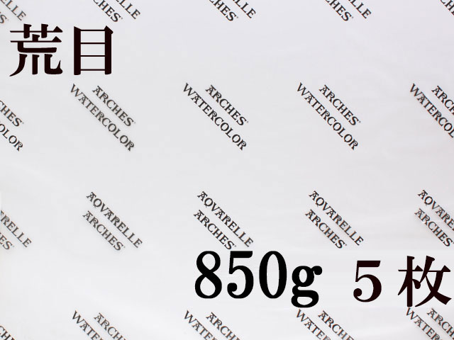 アルシュ 水彩紙　荒目　８５０ｇ　５６０×７６０（枚数選択）