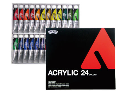 (未使用･未開封品)　ホルベイン アクリル絵具 アクリリックカラー 24色セット AU995 20ml(6号) vf3p617 Amazon | ホルベイン アクリリックガッシュ D416 20ml 24色