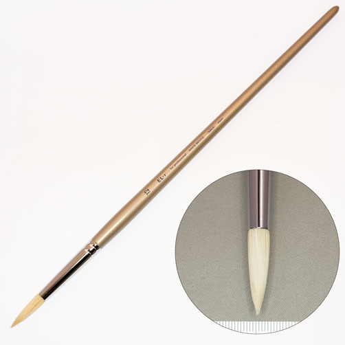 ホルベイン 油彩画筆 豚毛　EL-r（ラウンド）