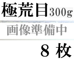 ファブリアーノ水彩紙　エキストラホワイト　極荒目　３００ｇ　５６０×７６０ｍｍ　８枚組