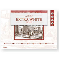 ファブリアーノ水彩紙 エキストラホワイトブロック 極細目