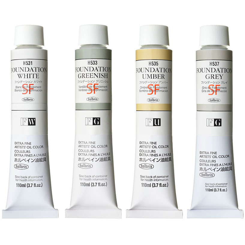 ホルベイン油絵具　ファンデーション絵具　110ml（４色から選択）