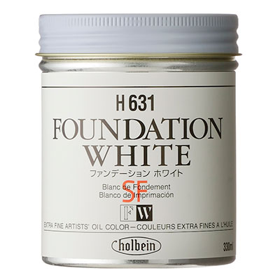 ホルベイン油絵具　ファンデーション絵具 ホワイト　330ｍｍｌ