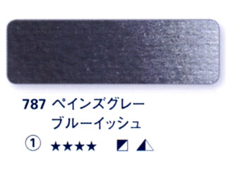 787 ペインズグレーブルーイッシュ[ホラダム水彩絵具（５ｍｌ）]