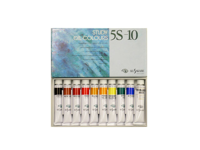 油絵具　ジャンク　KUSAKABE 油彩　画材 KUSAKABE 油絵具セット 10色 まとめ売り（クサカベ 油絵