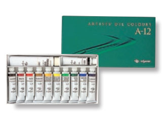 クサカベ油絵具 A-12 12色セット[専門家用油絵具] 額縁画材ドットコム
