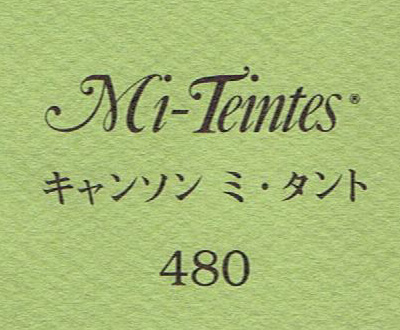 キャンソン　ミ・タント　４８０ ライトグリーン