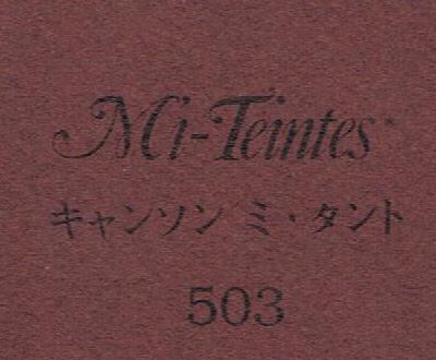 キャンソン　ミ・タント　５０３ バーガンディ