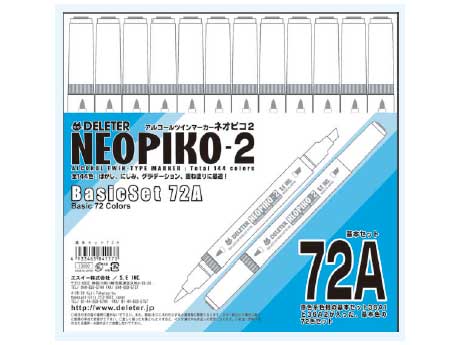 デリーター　ネオピコ２　72色セットＡ（基本色）