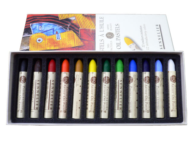 セヌリエ オイルパステル 24色 クレヨン オイルパステルセット 24色 - PIGMENT TOKYO 色材・クレヨン