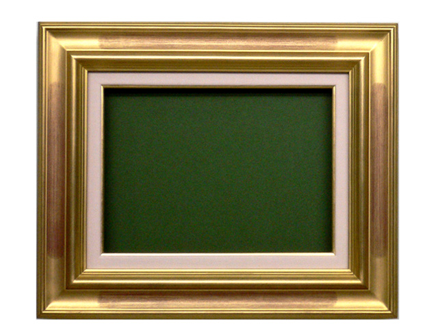 同志舎】油彩額 春海角紋（金） 20号（F,P,M型）[油絵・日本画用額縁