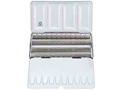 レンブラント 固形水彩絵具48色用エンプティーケース（ハーフパン空