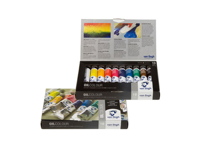 ヴァンゴッホ油絵具 10色セット（6号チューブ20ml）