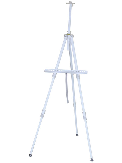 ターレンス メタルイーゼル 3段式 ホワイト TME-3W [野外・携帯用イーゼル]