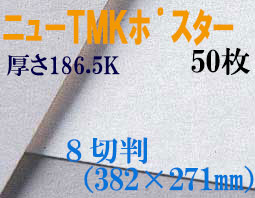 ミューズ ニューTMKポスター＜特厚口186.5K＞ 8切判 50枚