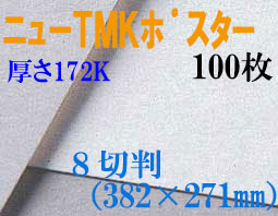 ミューズ　ニューTMKポスター＜厚口172K＞ ８切判 １００枚