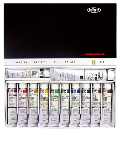 ホルベイン・専門家用油絵具Ｈセット H905（１２色）