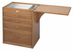 【高級】ホルベイン社製　アトリエキャビネット　木製　キャスター付き 高級】ホルベイン社製 アトリエキャビネット 木製 キャスター