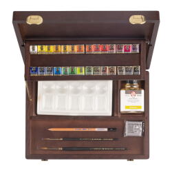 レンブラント固形水彩絵具 プロフェッショナル28色セット 額縁画材