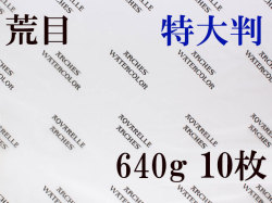 アルシュ 水彩紙　荒目　６４０ｇ　１,０５０×７５０　１０枚