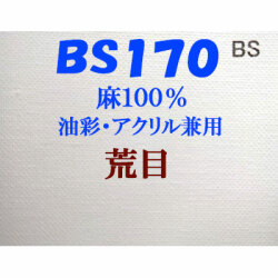ヴィックアート ロールキャンバス 荒目 BS170（174cm）<麻100％ 油彩アクリル兼用>