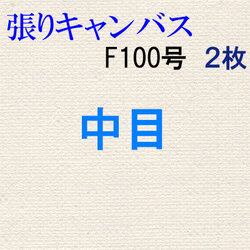純麻張りキャンバス 中目 F100号 2枚組 額縁画材ドットコム