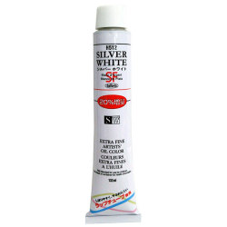 ２０％増量！シルバーホワイト H512　２０号チューブ　１３２ｍｌ [ホルベイン油絵具]