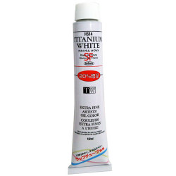 ２０％増量！チタニウムホワイト H514　２０号チューブ　１３２ｍｌ [ホルベイン油絵具]