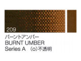 209 バーントアンバー ６号（20ml）[クサカベ油絵具]