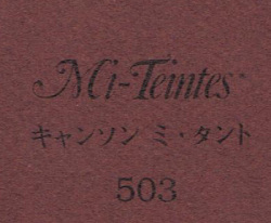 キャンソン　ミ・タント　５０３ バーガンディ