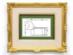 同志舎】油彩額 七市型（金） 20号（F,P,M型）[油絵・日本画用額縁