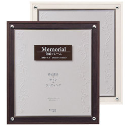 色紙フレーム メモリアル P125 （2色から選択） [色紙額] 額縁画材