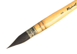 メール便対応】ラファエル水彩画用筆 ブルーリス毛 803 5号[丸筆