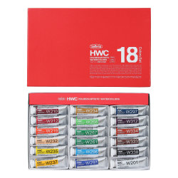 ホルベイン透明水彩絵具 ２４色セット ５号チューブ（１５ｍｌ） W442