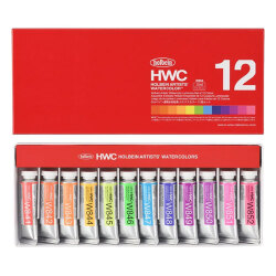 ホルベイン 透明水彩絵具 ルミナスカラーズ １２色セット ５号チューブ(15ml) W894
