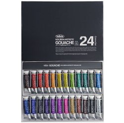 ホルベイン 不透明水彩絵具 ガッシュ G715 24色セット（5号