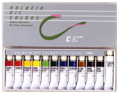 ホルベイン・油絵具Ｃセット（１２色）