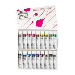 (未使用･未開封品)　リキテックス アクリル絵具 リキテックスカラー レギュラータイプ 12色セット 伝統色 20ml(6号) sdt40b8 Amazon | リキテックス(Liquitex) アクリル絵具 スクールカラー