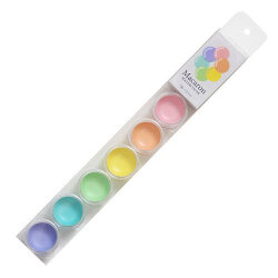 GELGRAPH カラーセット 6色　マカロンカラー　プロ用　29 マカロンカラー 固形水彩絵具 6色セット [クサカベ固形水彩] 額縁画材