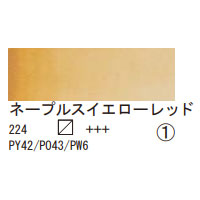 224 ネープルスイエローレッド（１０ｍｌ）[レンブラント水彩絵具]